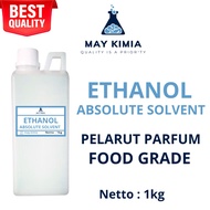 Absolute Perfume Solvent 96% Cosmetic Grade Food Grade 1 Liter ETHANOL/ 1kg ETANOL/ 1kg Absolute Per