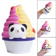 Jumbo Scented Squishy Panda King Ice Cream Squishy Toys 1 Piece Slow Rising Presure Stress Release T