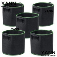 YANN 1/3/5/7/10 Gallon Garden Planting Bag, Garden Tools with Handles Grow Bag, Durable Felt 1/3/5/7