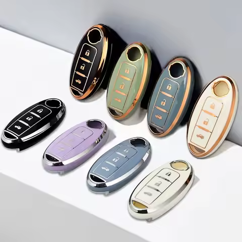 3 Buttons For Nissan Leaf Micra Qashqai J11 J10 X Trail T32 Versa Note Patrol Auto Car Key Case Cove