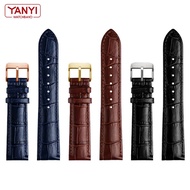 Genuine Leather Bracelet Universal top leather watch strap for citizen tissot watchband 14 16 18 20m