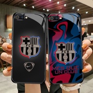 DF-57 FC Barcelona TPU HD Glass Casing for Realme C1 C2 C2s OPPO A3S A5 A12E