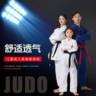 Blue White Training Judo Clothing Judo Clothing Judo Pants Airway Clothing Thickened Children Adult 