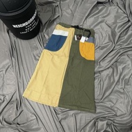 全新go slow caravan 
拼色鬆緊腰自帶腰帶大口袋半身長裙
go slow caravan dress go slow caravan半身裙