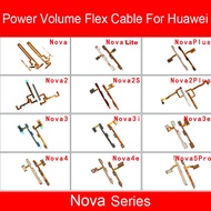 Volume & Power Flex Cable For Huawei Nova 2 2i 2Plus 2S 3 3e 3i 4 4e 5i 5Pro Lite Volume Power Key B