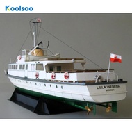 [Koolsoo] Lilla Coast Ferry Boat Model, 1:100 Scale. for Assembling Toys, Collectibles, And Home Dec