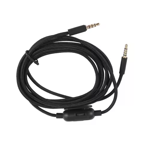 B52C Headset Cable for Logitech G433 G233 GPRO X Universal Game Headset Audio Cable 2M