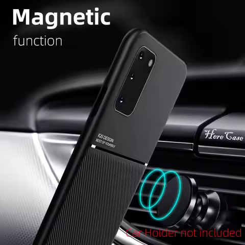 Magnet Phone Case For Honor 50 30 20 Pro Honor 20 10 9 8 Lite 9X 10i Carbon Fiber Case for honor V40