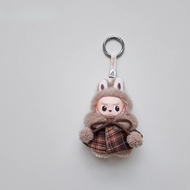 10cm Labubu 4.0 Plaid Shawl Clothing Set