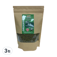 茂喜食品 有機綠豆  400g  3包