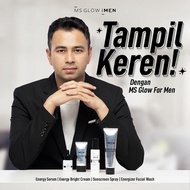 Paket MS Glow Men Complete MS Glow For Men Original BPOM Free Pouch