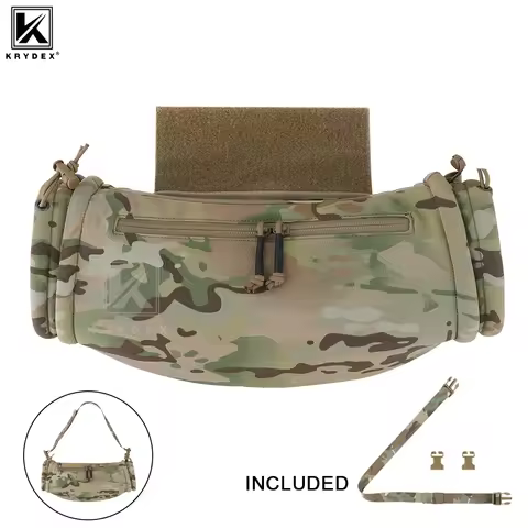 KRYDEX Tactical Hand Warmer Pouch, Muff Sherpa Fleece Lining, Water-Resistant Cold Weather Gear for 