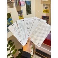 SECRET A6 6 binder contents Ring