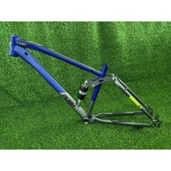 Xunwuk Cycling MTB Frame 27.5er Disc Brake Mountain Bike Shock-Absorbing Frame Carbon Steel 27.5