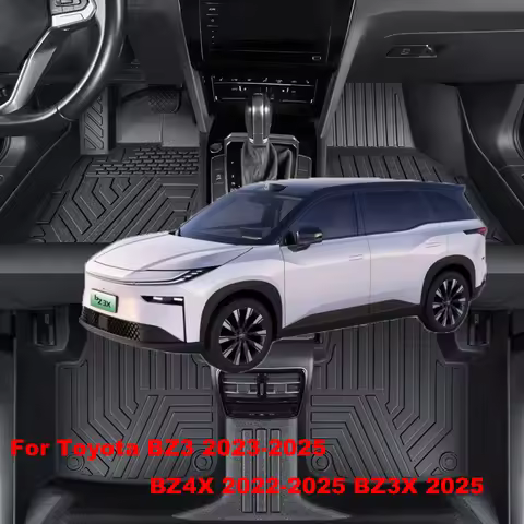 3 PCS TPE Car Floor Mats Suitable for Toyota BZ3 2023-2025 BZ4X 2022-2025 BZ3X 2025 Car Accessories