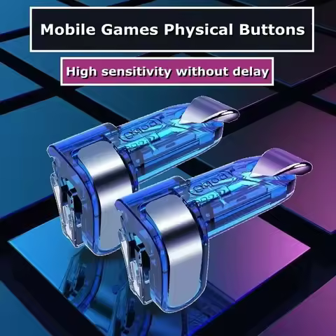 2pcs Mobile Phone PUBG Game Trigger Controller M7 for IPhone IOS Android L1R1 Aim Shooting ABS Alloy