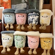 Plush Chagee Milk Tea Cup Doll Toys Cotton Doll Good Friend Coffee Cup Plush Doll Pendant Keychain T