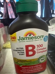 加拿大購入 Jamieson B 100 Complex 維生素 240粒
