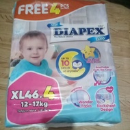 Pampers Diapex Tape saiz XL/Lampin Pakai Buang