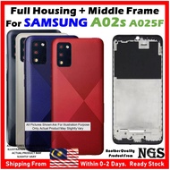 (+Frame) Full Set Back Housing Back Cover Compatible For SAMSUNG Galaxy A02 / SAMSUNG A02s / SAMSUNG