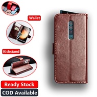 OPPO Reno 10x Zoom Reno 5G CPH1921 CPH1919 PCCM00 Vintage Classic Leather Wallet Folio Case Flip Notebook Style Cover with Magnetic Closure Kickstand Card Slots