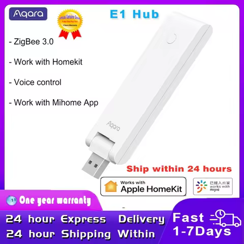 New 2024 AQARA E1 Zigbee Hub USB Smart Gateway Aqara Hub Wireless Zigbee Connect Remote For Xiaomi M