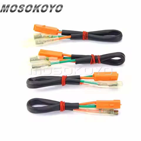 Turn Signal OEM Connectors Indicator Cable Lead Wiring Plug for Kawasaki Z750 Z800 Z900 Z1000 Ninja 
