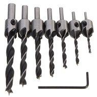 Autoleader 7pcs HSS 3mm-10mm 5 Flute Countersink Drill Bit Set Reamer