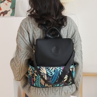 Anti-Theft Backpack Women'S Casual Fashion Printed School Bag