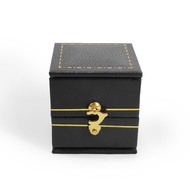 Jewelry Box Mini Ring Box Victoria Antique Jewelry Box High-End Retro Quadrilateral Props Jewelry 7L