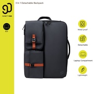 NinetyGo : กระเป๋าเป้ใส่คอมพิวเตอร์ 15.6 นิ้ว กันน้ำ ถอดประกอบได้ รุ่นดีแทชเอเบิล (3 in 1 Detachable