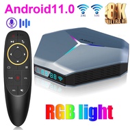 A95X F4 11 Smart TV BOX 8K HD RGB Light Amlogic S905X4 4GB 32GB 64GB 2.4G/5G Dual Wifi BT4.1 Set Top TV Box