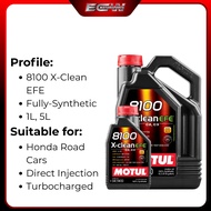 ECW Ori Motul 5W-30 8100 X-CLEAN EFE 1L 5L Fully Synthetic Fluid Fuel Economy Engine Oil Minyak Hita