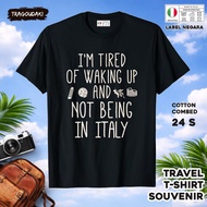 ITALY SOUVENIR T-SHIRT 20 WEAR ITALY COUNTRYTAG COTTON 24S SOUVENIR PREMIUM GIFT
