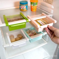 Mini ABS Slide Kitchen Fridge Freezer Space Saver Organization Storage Rack Bathroom Shelf LrfG