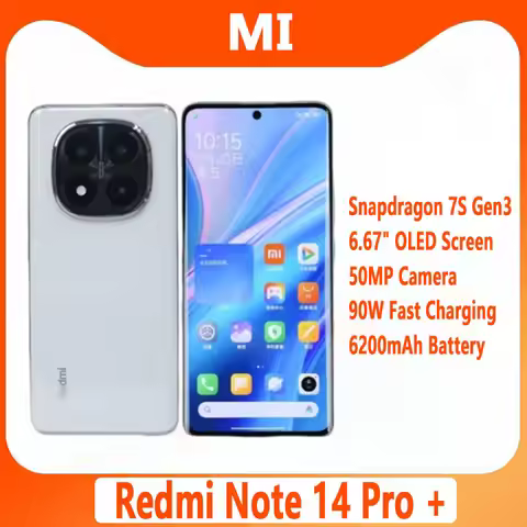 NEW Xiaomi Redmi Note 14 Pro Plus 5G Smartphone Snapdragon®7S Gen3 120Hz 6.67" 1.5K Display 50MP OIS