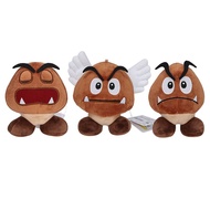 Super Mario Brown Poisonous Mushroom Sleep Angel Wings Doze Off Plush Doll Kids Gift Toys