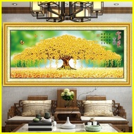 ⚽︎ ✹ ✆ 5d Diamond Painting Full New Style Living Room Rich Auspicious Money Tree Landscape Dot Cros