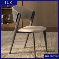 PRESTON WHEELER PU Leather Dinning Lounge Chair