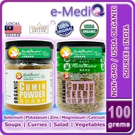 HEALTH PARADISE Organic Cumin Seeds/Powder Spice Rempah 100g (Exp: Jun/2027)