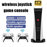 Retro Tv 4k Video Game Box Console Gamebox 20000 Games Wireless Controllers Built Speaker for PS1/CPS/FC/GBA Arcade Gaming Stick