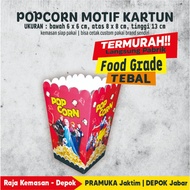 Popcorn Box 8x8x13 cm Cartoon Motif