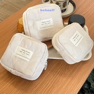 BEHOOFF Lipstick Bag, Mini Flower Small Square Bag, Simplicity Style Quilting Candy Color Sanitary B