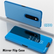 Oppo Phonecase Mirror Flip Case With Holder R 17 15 11 9 Pro Plus F11 Pro Hardcase Phonecover