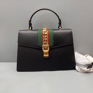 GUCCI黑色Sylvie郵差包