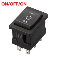 Rocker Switch Black DPDT ON OFF ON 6 Pin for Panel Mounting Applications