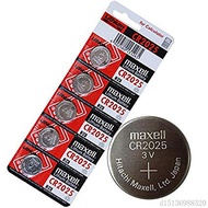 Original 5 PCS MAXELL CR2025 Lithium Battery EXP DATE : 2025