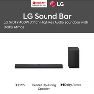 LG 3.1.1ch Soundbar With Dolby Atmos S70TY | Smooth Gaming Sound 120Hz Pembesar Suara Audio 音响喇叭
