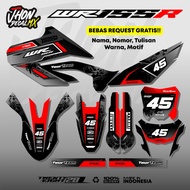 DECAL WR 155 FULL BODY SUPERGLOSSY DECAL WR155 SUPERMOTO STIKER WR 155