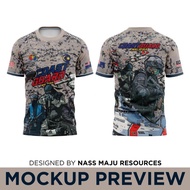 3D Coast Guard Short Sleeve Sublimated APMM Short Sleeve